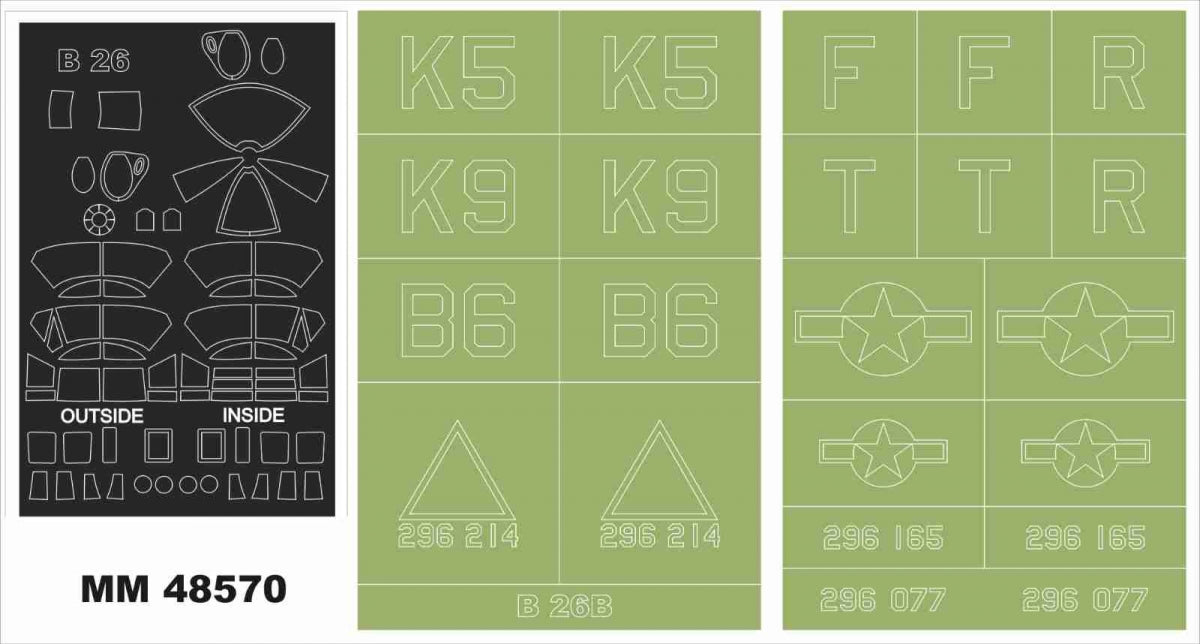 Montex MM48570 B-26B MARAUDER for ICM 48320 1/48