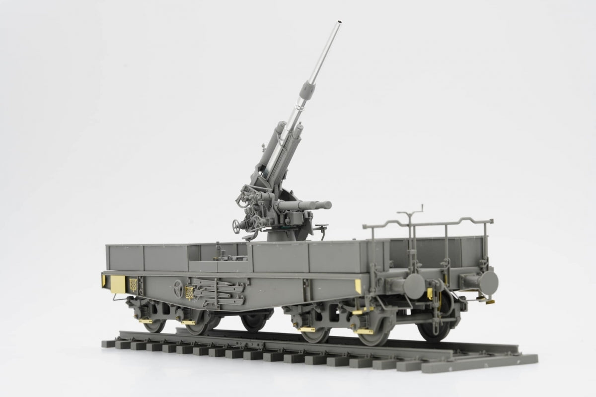 Border Model BT-044 German 88mm Gun Flak 36 w/SSys Wagon 1/35 – immagine 5