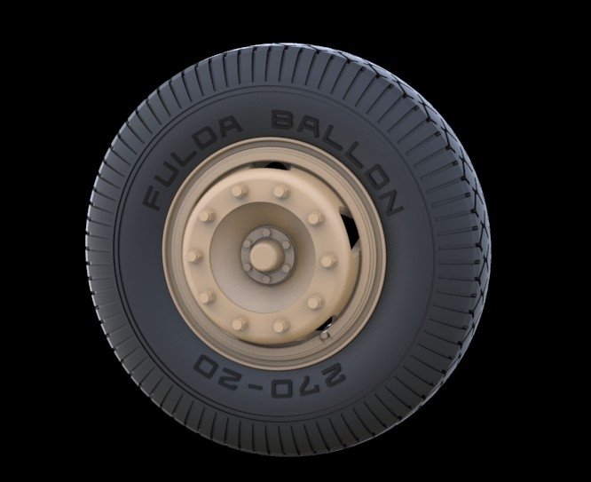 Panzer Art RE35-244 Road wheels for Mercedes 4500 (early pattern) 1/35 – immagine 3