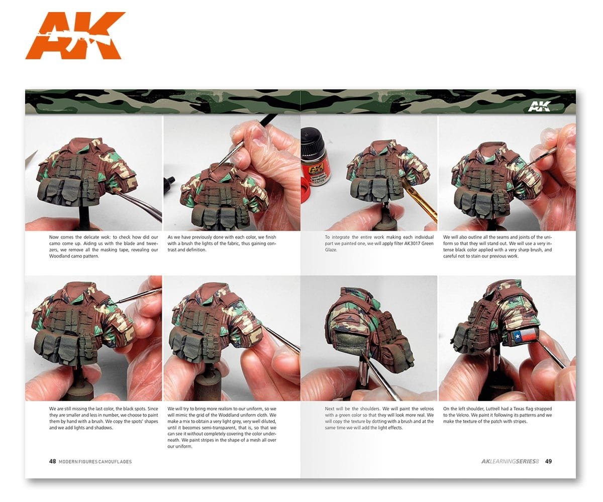 AK Interactive AK247 AK LEARNING 08: MODERN FIGURES CAMOUFLAGES (English) – image 4