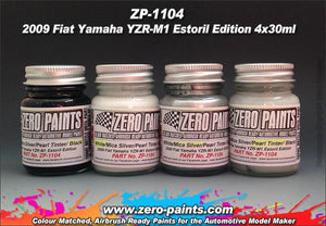 Kit de peinture Zero Paints ZP-1104 Yamaha YZR-M1 2009 Team Fiat Estoril Edition (4 x 30 ml) – image 2