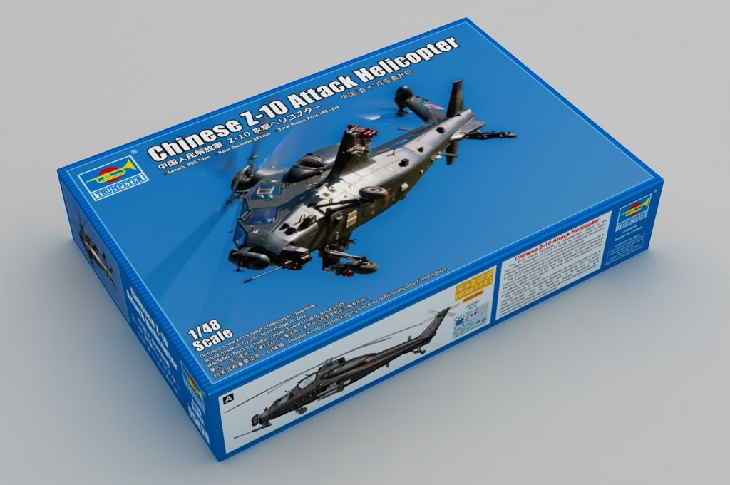 Trumpeter 05820 Hélicoptère d&amp;#39;attaque chinois Z-10 1/48 – image 2