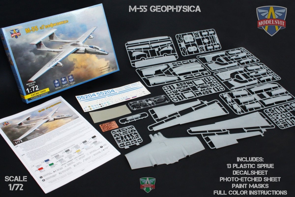 Maquette Modelsvit 72055 M-55 « Geophysica » avion de recherche 1/72 – image 2