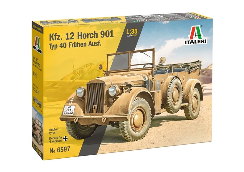 Italeri 6597 Horch 901 Typ 40 Kfz.12 1/35 – imagen 2