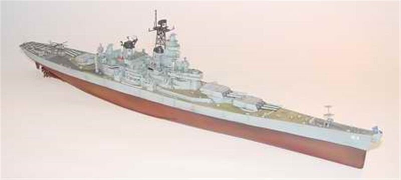 Trumpeter 05706 US Battleship BB-64 Wisconsin 1991 Modern 1/700 – Bild 2