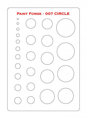 Paint Forge PFST007M STENCIL - CIRCLE – image 2