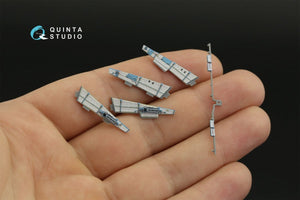 Quinta Studio QD48320 Su-30SM 3D-Printed &amp;amp; colored Interior on decal paper (GWH) 1/48 – image 11