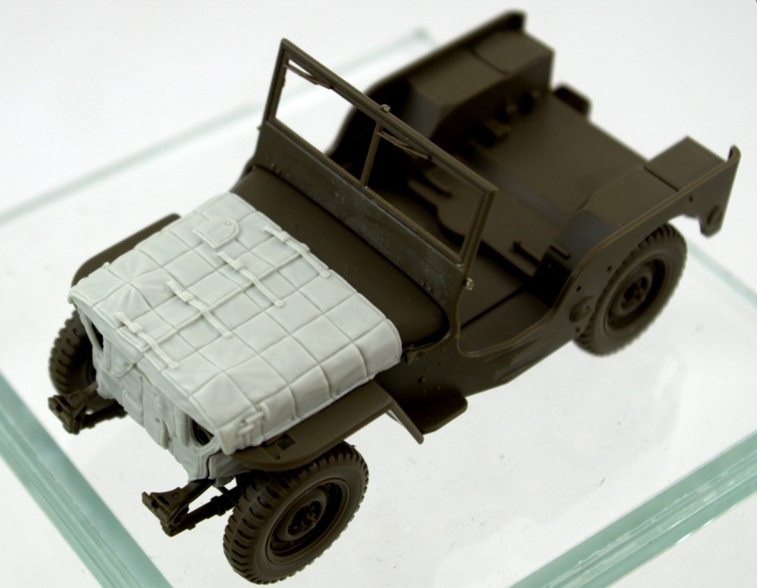 Panzer Art RE35-713 Willys “Jeep” winter canvas cover 1/35 – Bild 4