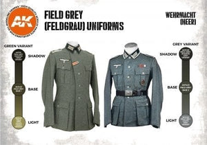 AK Interactive AK11627 FIELD GREY (FELDGRAU) UNIFORMS – immagine 3