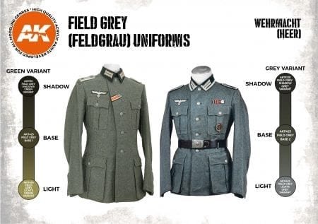 AK Interactive AK11627 FIELD GREY (FELDGRAU) UNIFORMS – immagine 3