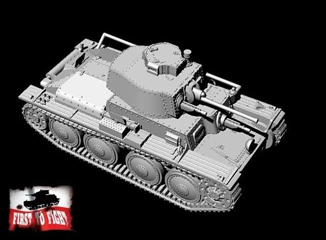 First To Fight PL081 - PzKpfw 38(t) Ausf. A (LT VZ .38) Niemiecki Czołg Lekki 1/72 – Bild 2