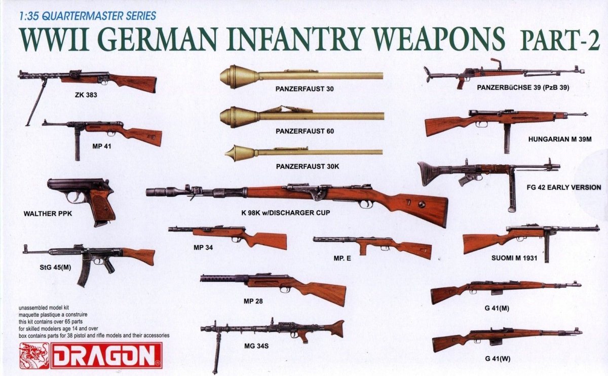 Dragon 3816 WWII German Infantry Weapons Part 2 1/35