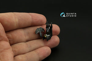 Quinta Studio QD72067 F-117A 3D-Printed &amp;amp; coloured Interior on decal paper (Hasegawa) 1/72 – immagine 8