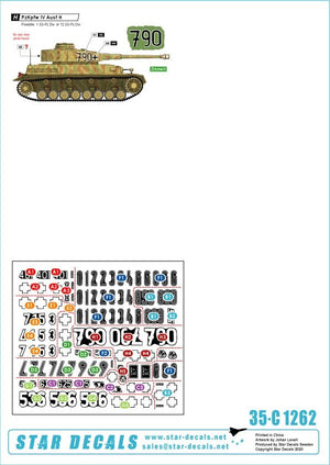 Star Decals 35-C1262 PzKpfw IV in Normandy and France # 2 1/35 – Bild 2