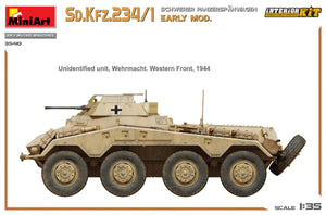 MiniArt 35410 Sd.Kfz.234/1 Schwerer Panzerspahwagen. EARLY MOD. INTERIOR KIT 1/35 – imagen 14