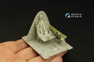 Quinta Studio QD32189 F6F-3E/N Hellcat 3D-Printed coloured Interior on decal paper (Trumpeter) 1/32 – immagine 7