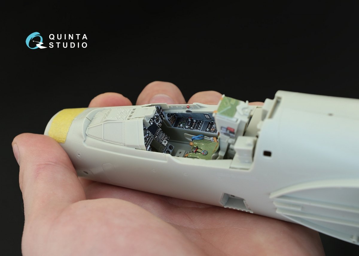 Quinta Studio QD32009 Mirage 2000C 3D-Printed &amp;amp; coloured Interior on decal paper (for Kitty Hawk kit) 1/32 – zdjęcie 10