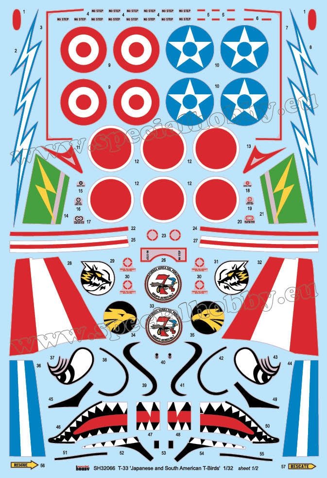 Special Hobby 32066 T-33 &amp;#39;Japanese and South American T-Birds&amp;#39; 1/32 – Bild 2