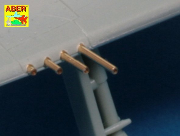 Aber A72 005 Set of 8 turned cal .50 (12,7mm) U.S. Browning M2 barrels for P-47 Thunderbolt 1/72 – Bild 6