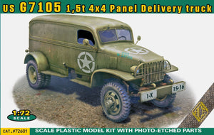 ACE 72601 US G7105 1,5t 4x4 Panel Delivery Truck 1/72
