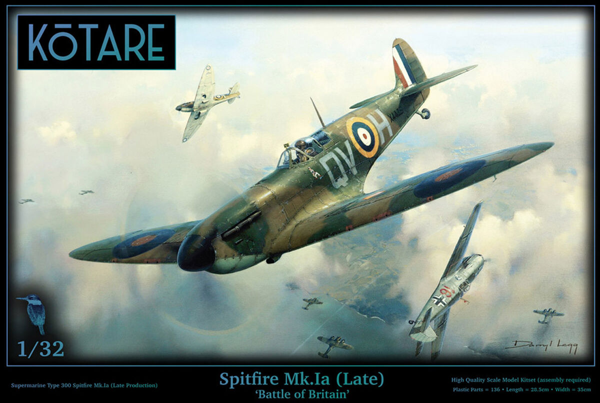 KOTARE K32005 Supermarine Spitfire Mk.Ia - 'Battle of Britain' 1/32