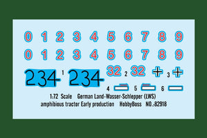 Hobby Boss 82918 German Land-Wasser-Schlepper (LWS) amphibious tractor Early production 1/72 – immagine 2