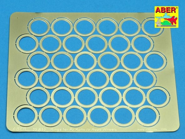 Aber 35A053 Rims between road wheels for Pz.IV (1/35)