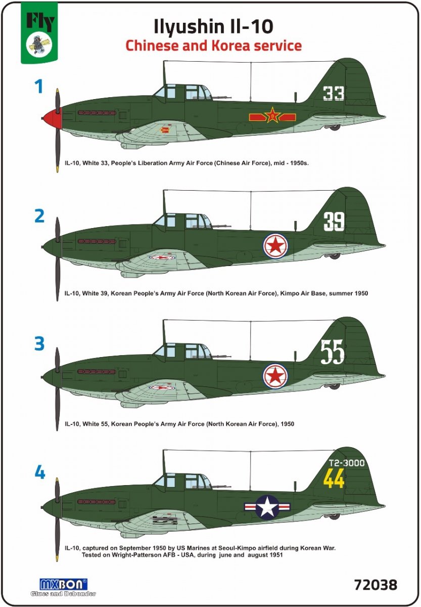 Vol 72038 Ilyushin Il-10 Service chinois et coréen 1/72 – image 2