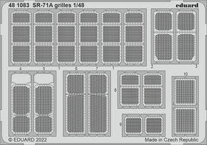 Grilles Eduard Eduard 481083 SR-71A REVELL 1/48