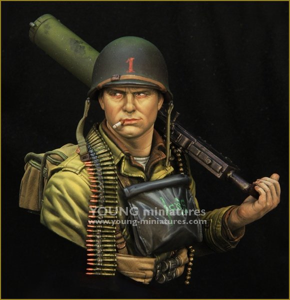 Young Miniatures YM1861 Débarquement en Normandie 1944, 1re division d'infanterie, échelle 1/10