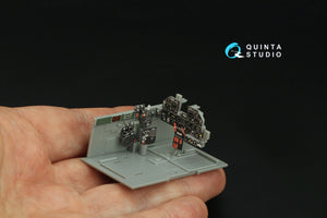 Quinta Studio QD32198 P-47D Thunderbolt Bubbletop Late 3D-Printed coloured Interior on decal paper (Hasegawa) 1/32 – Bild 8
