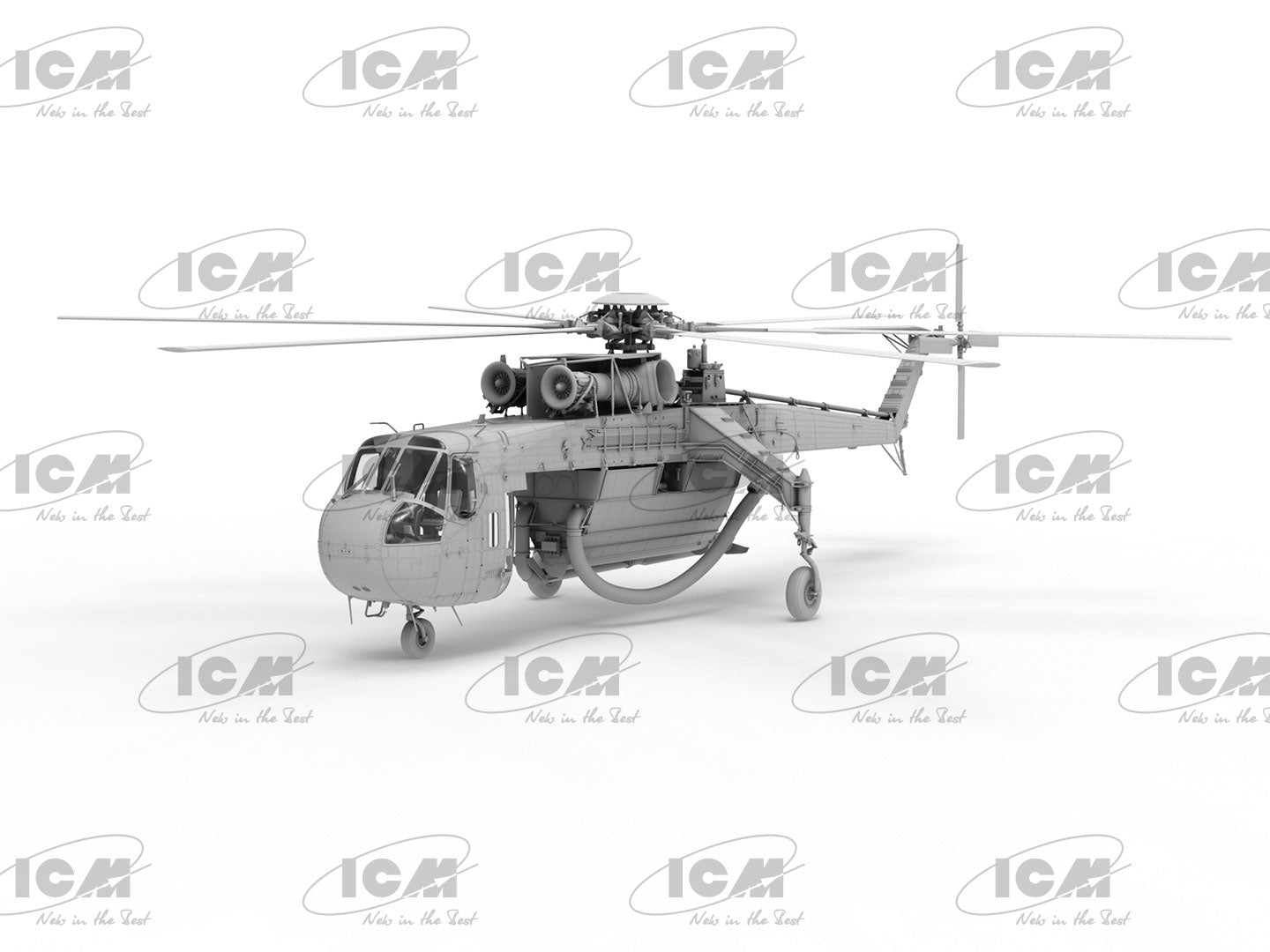 ICM 53060 Sikorsky S-64 E - Firefighting Helicopter 1/48 – image 13