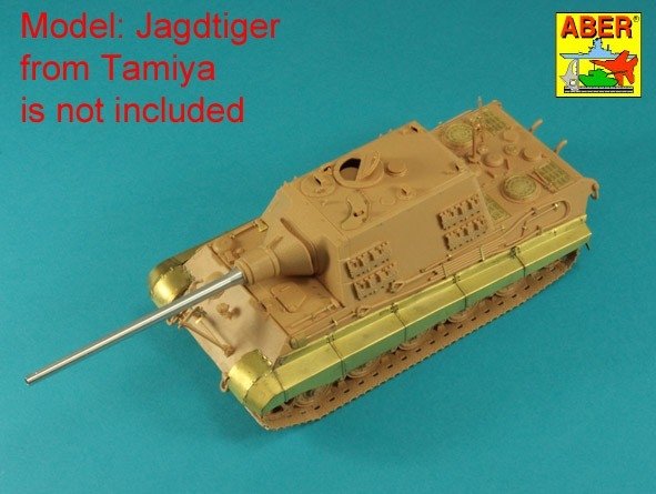 Aber 48054 Jagdtiger Sd.Kfz. 186 – osłony boczne / Side skirts for Jagdtiger Sd.Kfz. 186 1/48 – Bild 4