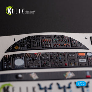 KELIK K72136 AVRO VULCAN B.2 Rear cockpit - interior 3D decals for Airfix kit 1/72 – image 2