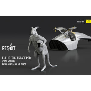 RESKIT RSK32-0002 F-111С "Pig" Escape Pod (Crew Module) Royal Australian Air Force - resin model kit 1/32