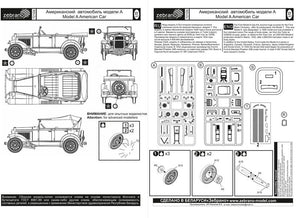 Zebrano 72109 Model Ford A American Car 1/72 – imagen 3