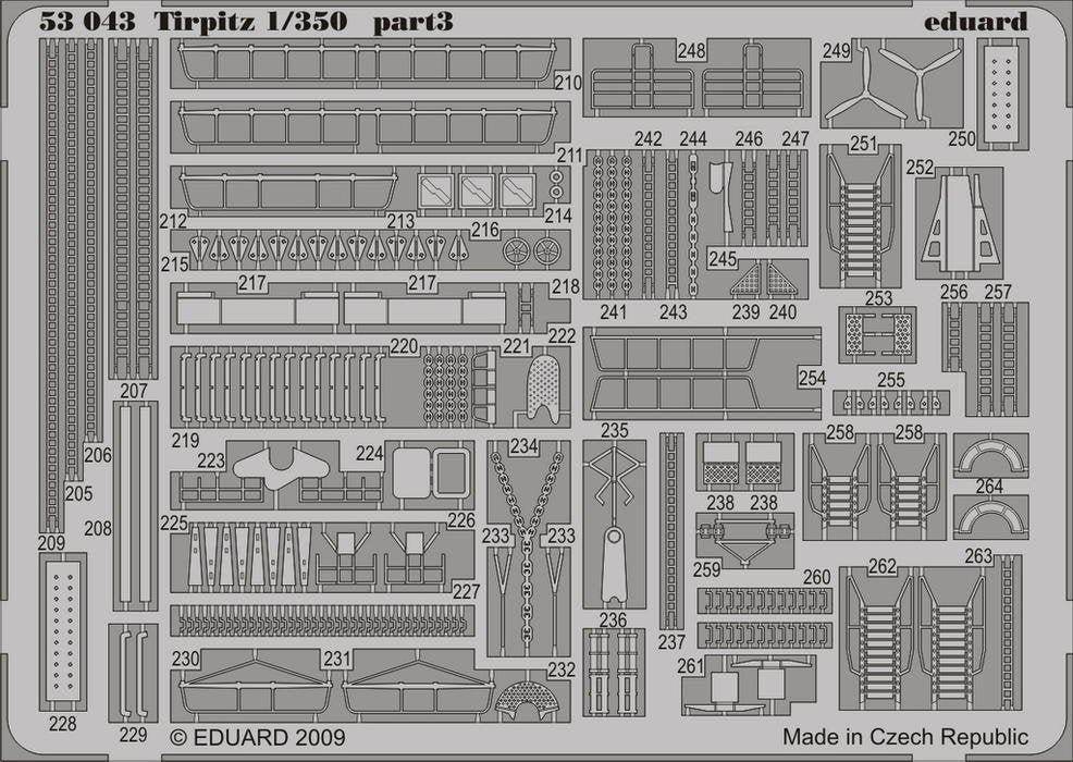 Eduard 53043 Tirpitz 1/350 REVELL – imagen 3