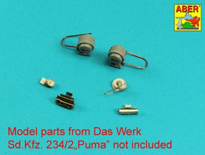 Aber 16202 German Accessories for Horn, Notek, Front, Tail Convoy Lights 1/16 – zdjęcie 12