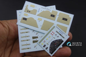 Quinta Studio QD32028 Bf 108 3D-Printed &amp;amp; coloured Interior on decal paper (for Eduard kit) 1/32 – Bild 2