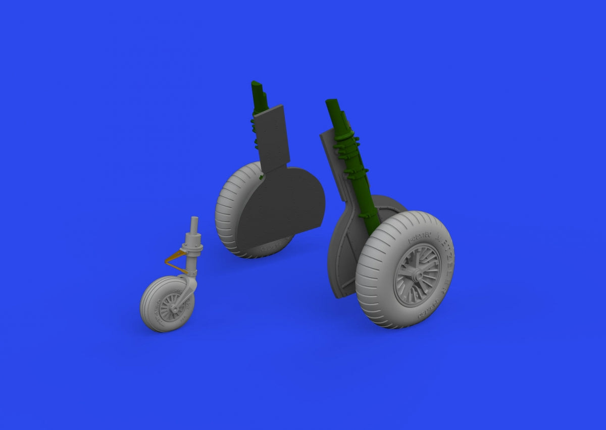 Eduard 648998 Bf 108 wheels spoked EDUARD 1/48