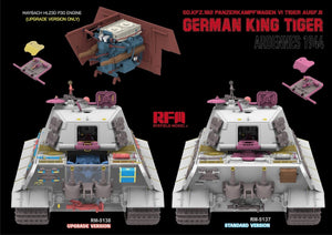 Rye Field Model 5137 German King Tiger Pz.Kpfw. VI Ausf. B Ardennes 1944 Standart Version 1/35 – zdjęcie 5