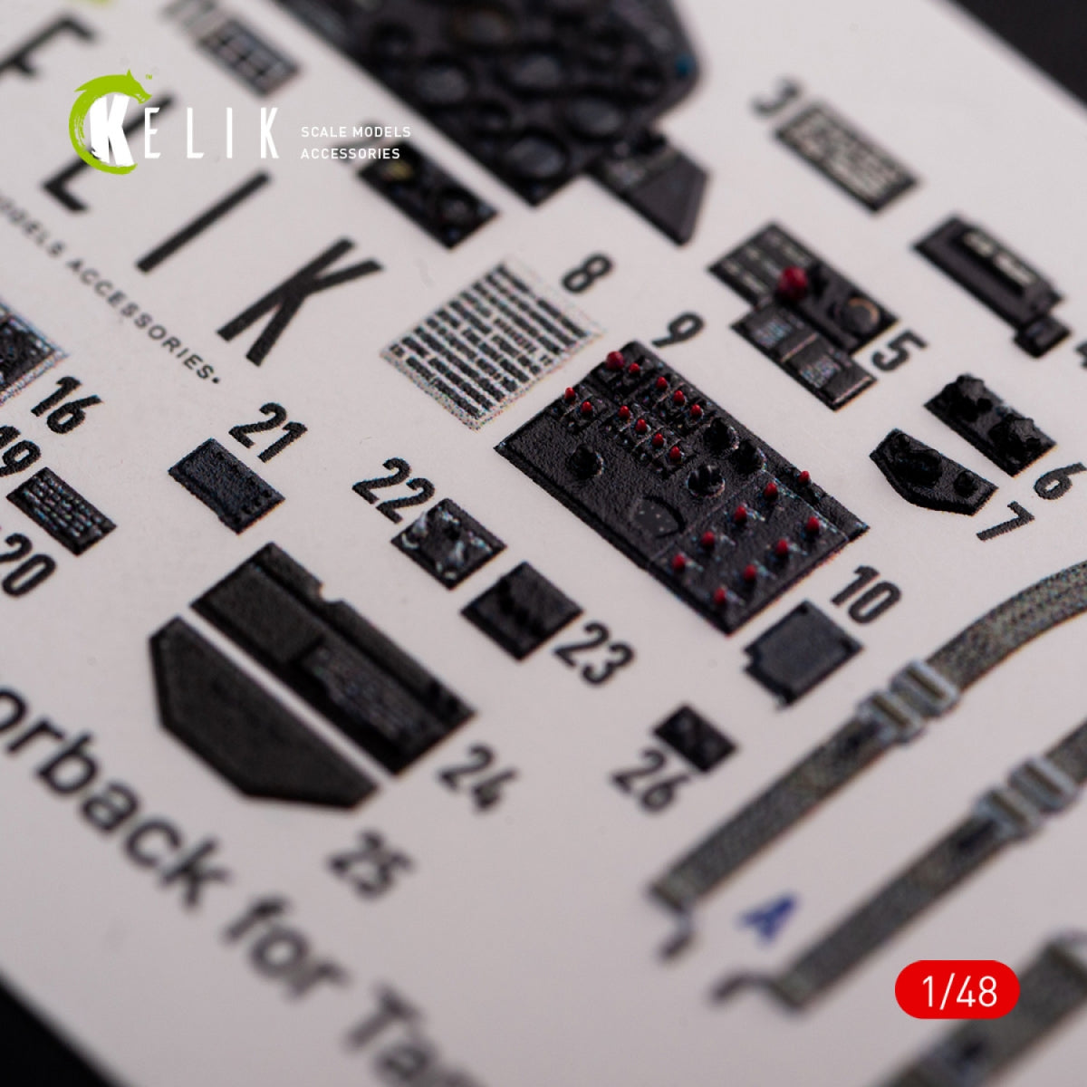 KELIK K48015 P-47D &amp;quot;Razorback&amp;quot; interior 3D decals for Tamiya kit 1/48 – image 6