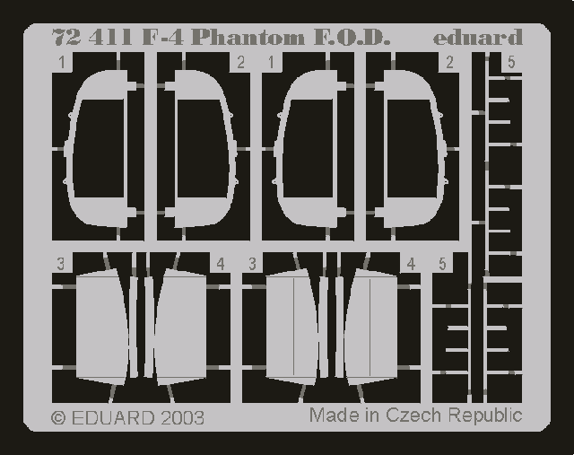 Eduard 72411 F-4 F. O.D. 1/72 HASEGAWA