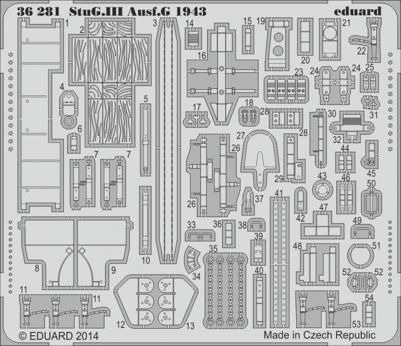 Eduard 36281 StuG.III Ausf.G 1943 Dragon