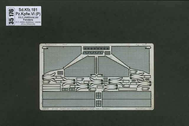 Aber 35176 Sdkfz.181 Pzkpfw.VI (P) vol.2 - Additional set Fenders 1/35