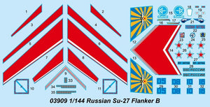 Trumpeter 03909 Russian Su-27 Flanker B 1/144 – Bild 3
