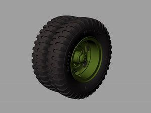 Panzer Art RE35-530 M35&amp;amp;M109 trucks road wheels (Firestone) 1/35 – Bild 2