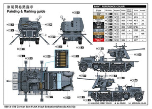 Trumpeter 09513 German 5cm FLAK 41auf Selbstfahrlafette(Sd.Kfz.7/2) 1/35 – Bild 5