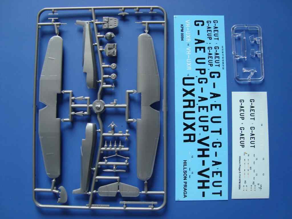 Kozavody Prostejov KPM0094 Hilson/Praga E-114B Air Baby 1/72 – zdjęcie 3