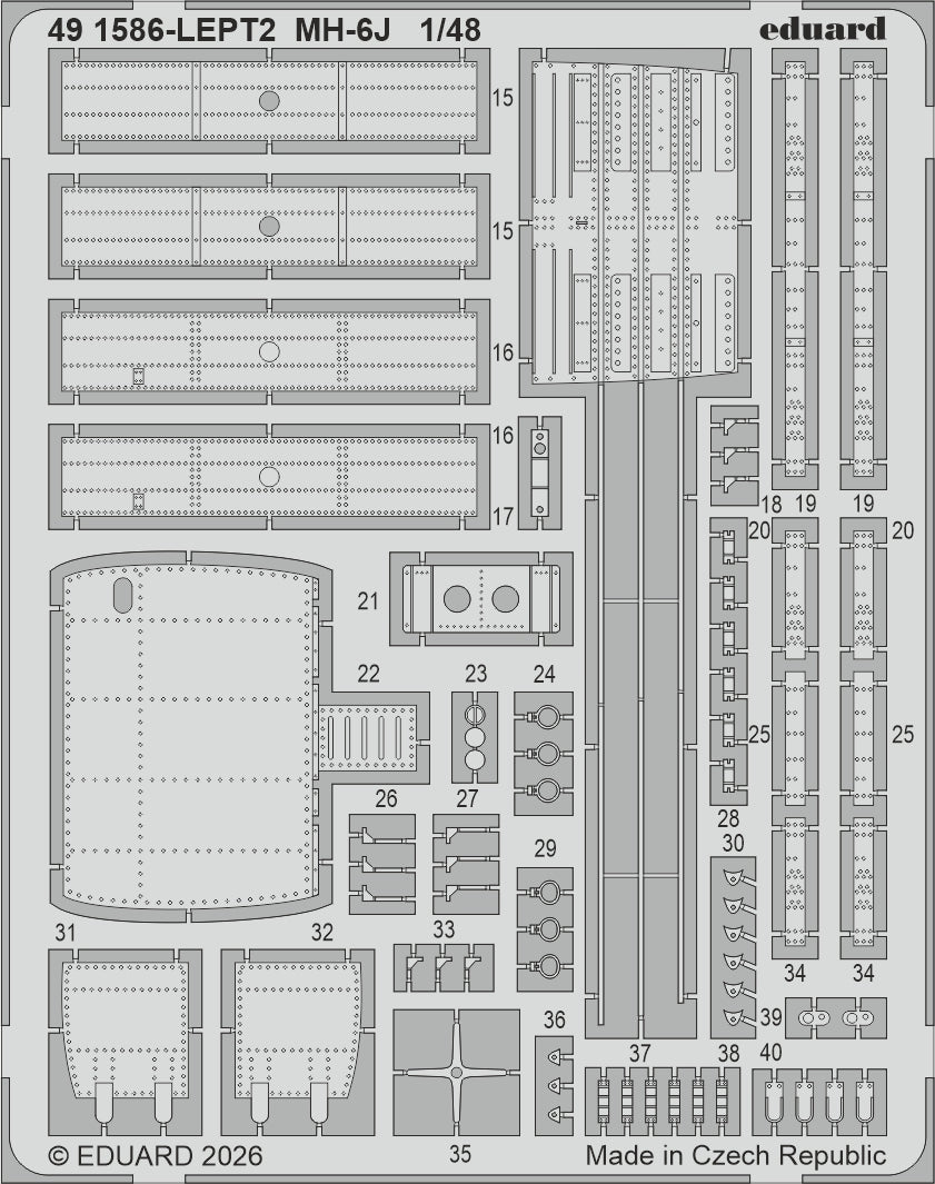 Eduard BIG49478 MH-6J for ICM 1/48 – image 3